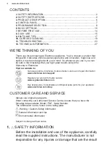 Preview for 2 page of Electrolux 911 436 397 User Manual