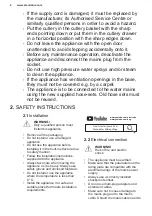 Предварительный просмотр 4 страницы Electrolux 911 436 397 User Manual