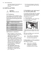 Предварительный просмотр 20 страницы Electrolux 925055072 User Manual