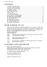 Preview for 2 page of Electrolux 944184888 User Manual