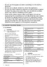 Preview for 4 page of Electrolux 949496121 User Manual