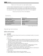 Preview for 2 page of Electrolux 96931K-MN User Manual