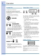 Preview for 8 page of Electrolux 99526808A Use And Care Manual