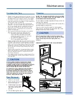 Preview for 9 page of Electrolux 99526808A Use And Care Manual