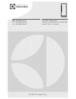 Electrolux A01061201 Use And Care Manual предпросмотр