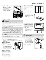 Preview for 9 page of Electrolux A16404901 Instruction Sheet