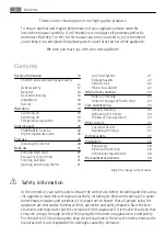 Preview for 16 page of Electrolux A63230GT User Manual