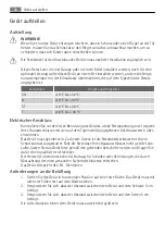 Предварительный просмотр 58 страницы Electrolux A63230GT User Manual