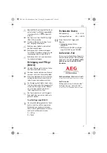 Предварительный просмотр 7 страницы Electrolux AEG AT 6 Series Operating Instructions Manual