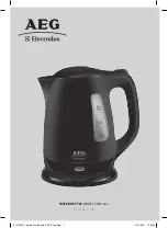 Preview for 1 page of Electrolux AEG EWA1 Series Instruction Book