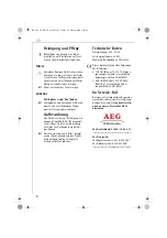 Предварительный просмотр 6 страницы Electrolux AEG HM 310 Assistent Operating Instructions Manual