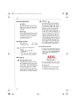 Preview for 12 page of Electrolux AEG KAM 2 automatic Series Operating Instructions Manual