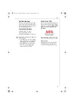 Preview for 9 page of Electrolux AEG KM 4 Assistent Series Operating Instructions Manual