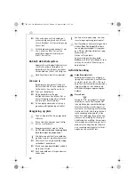 Предварительный просмотр 42 страницы Electrolux AEG M 2500 Operating Instructions Manual