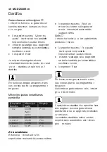 Предварительный просмотр 48 страницы Electrolux AEG MCD2540E-m User Manual