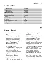 Предварительный просмотр 89 страницы Electrolux AEG MCD2540E-m User Manual