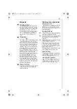 Preview for 7 page of Electrolux AEG MS 100 Operating Instructions Manual