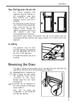 Предварительный просмотр 9 страницы Electrolux AEG SANTO S70177TK Operating Instructions Manual