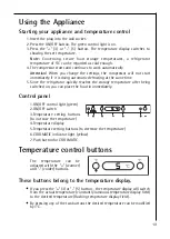 Предварительный просмотр 13 страницы Electrolux AEG SANTO S70177TK Operating Instructions Manual