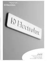 Preview for 1 page of Electrolux AF Series User Manual