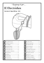 Electrolux AHM 310 Operating Instructions Manual preview