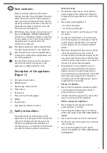 Preview for 7 page of Electrolux AHM 310 Operating Instructions Manual