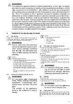 Предварительный просмотр 19 страницы Electrolux AHT8I Installation And Operating Manual