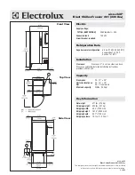 Preview for 2 page of Electrolux Air-O-Chill 727153 Specification Sheet