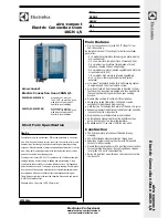 Предварительный просмотр 1 страницы Electrolux Air-o-convect AOS101ECA2 Specifications