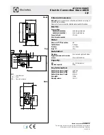 Предварительный просмотр 3 страницы Electrolux Air-o-convect AOS101ECA2 Specifications