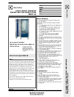 Preview for 1 page of Electrolux air-o-convect AOS201GKG1 Specifications