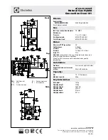 Предварительный просмотр 2 страницы Electrolux air-o-convect Natural Gas Hybrid Convection Oven 101 Manual