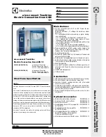 Preview for 1 page of Electrolux air-o-convect Touchline 266200 Manual