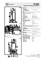 Предварительный просмотр 3 страницы Electrolux air-o-steam Touchline Natural Gas Combi Oven 201 Manual