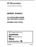 Electrolux AMANA ADW350RA 0 Series Service Manual preview