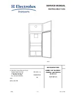 Electrolux AND32321S Service Manual preview