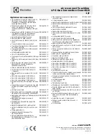 Preview for 2 page of Electrolux AOS061GKD1 Specifications