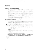 Предварительный просмотр 6 страницы Electrolux ARCTIS 189 GT Operating Instructions Manual