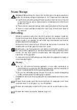 Предварительный просмотр 16 страницы Electrolux ARCTIS 189 GT Operating Instructions Manual