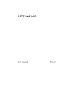 Preview for 1 page of Electrolux ARCTIS 80220 GS User Manual