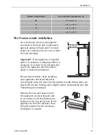 Preview for 9 page of Electrolux ARCTIS Electronic Freezer no_frost Operating Instructions Manual