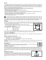 Preview for 2 page of Electrolux ARTHUR MARTIN ACN3058 Operating And Installation Manual