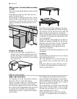 Предварительный просмотр 22 страницы Electrolux ASF66830 User Manual