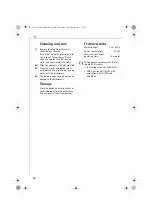 Предварительный просмотр 36 страницы Electrolux ASM550 Instruction Book