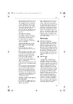 Preview for 75 page of Electrolux ASM550 Instruction Book