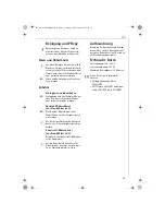 Предварительный просмотр 33 страницы Electrolux Assistent ASM400 Instruction Book