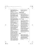 Предварительный просмотр 97 страницы Electrolux Assistent ASM400 Instruction Book