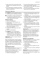 Preview for 7 page of Electrolux Athur Martin ACN21105W User Manual