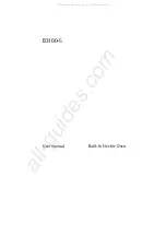 Preview for 1 page of Electrolux B3100-5 User Manual