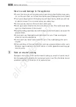 Preview for 6 page of Electrolux B3100-5 User Manual